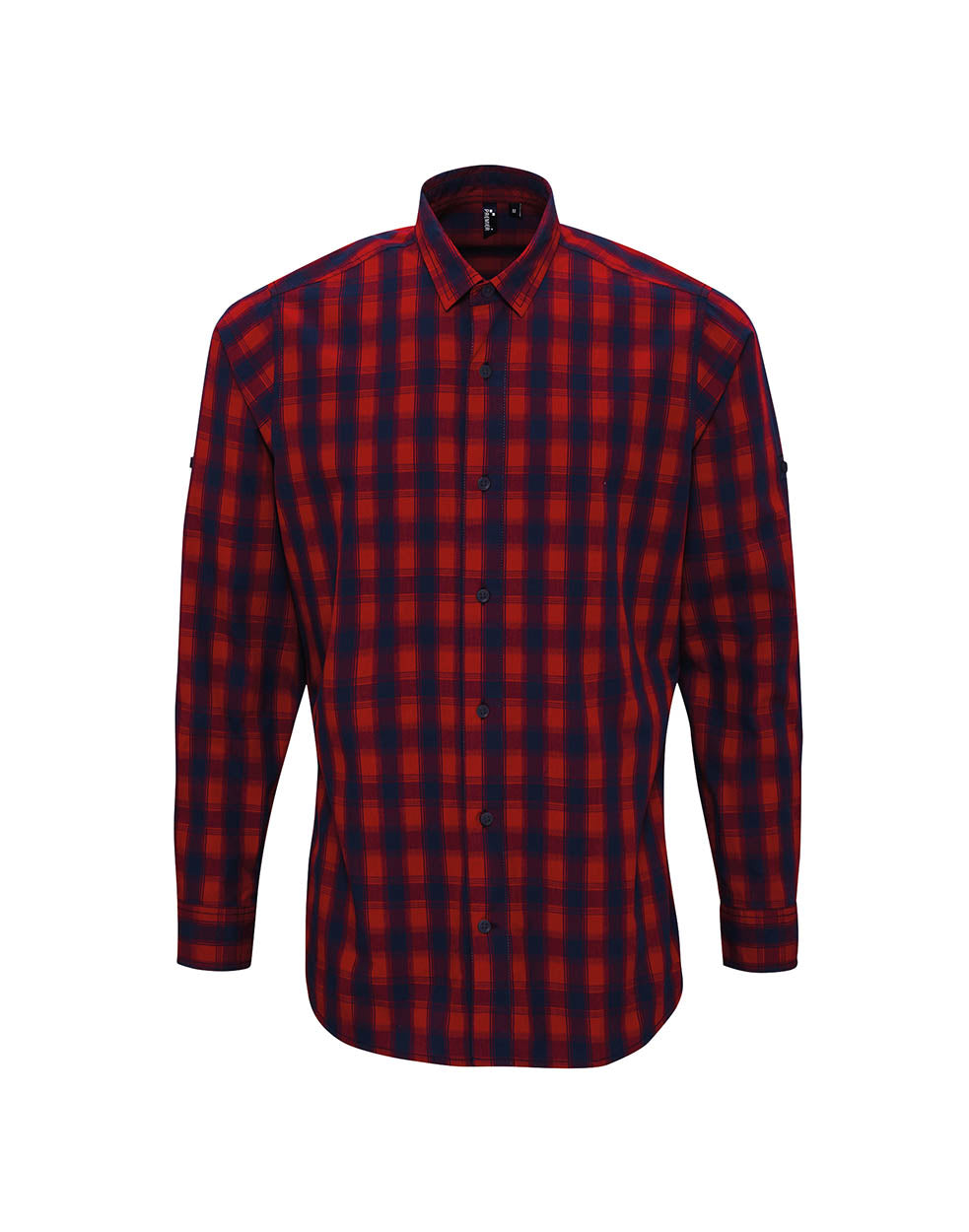 Premier PR250 Mulligan check cotton long sleeve shirt