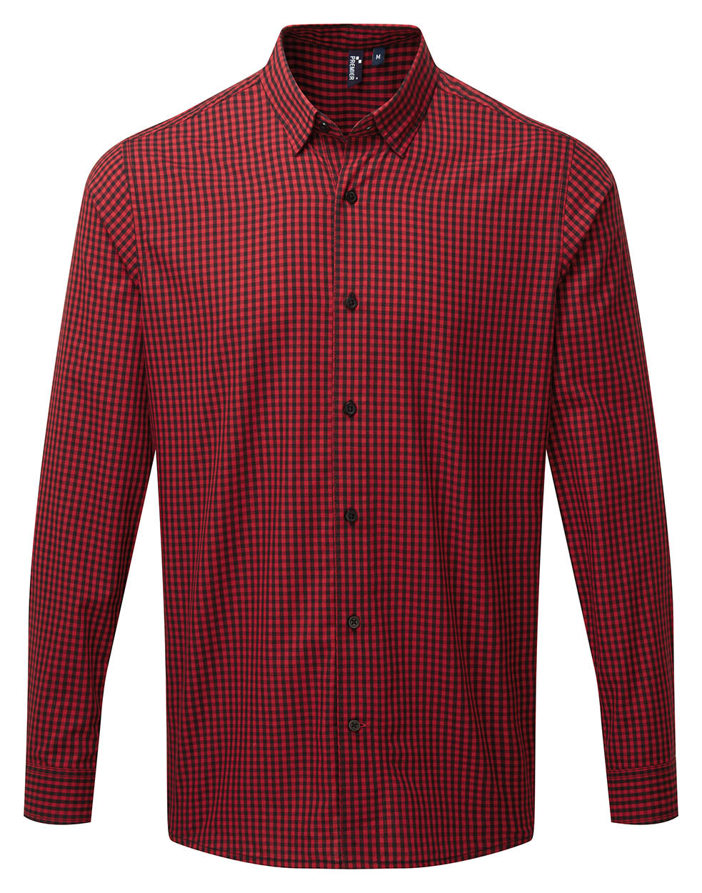Premier PR252 Maxton check long sleeve shirt