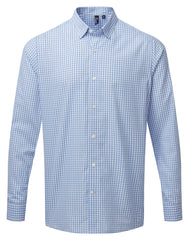Premier PR252 Maxton check long sleeve shirt