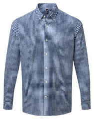 Premier PR252 Maxton check long sleeve shirt