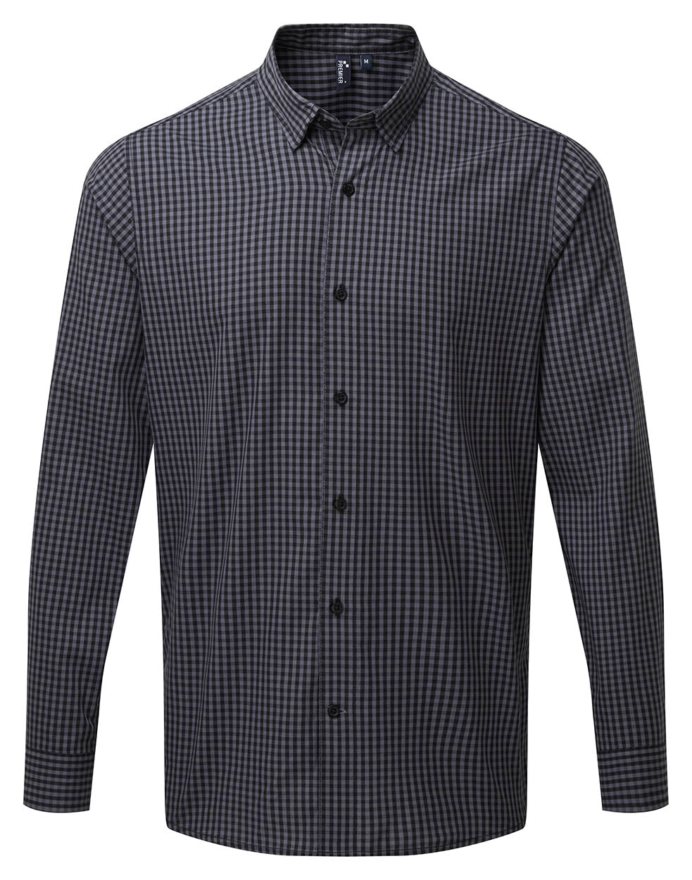 Premier PR252 Maxton check long sleeve shirt