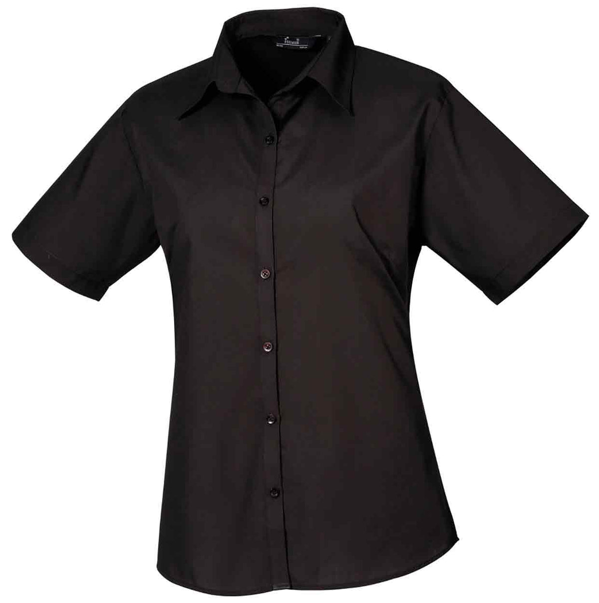 Premier PR302 Ladies Short Sleeve Poplin Blouse