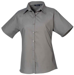 Premier PR302 Ladies Short Sleeve Poplin Blouse