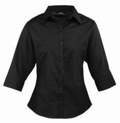 Premier PR305 Ladies 3/4 Sleeve Poplin Blouse