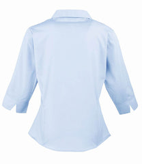 Premier PR305 Ladies 3/4 Sleeve Poplin Blouse