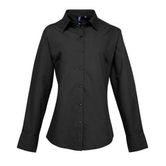 Premier PR307 Ladies Supreme Long Sleeve Pop. Shirt