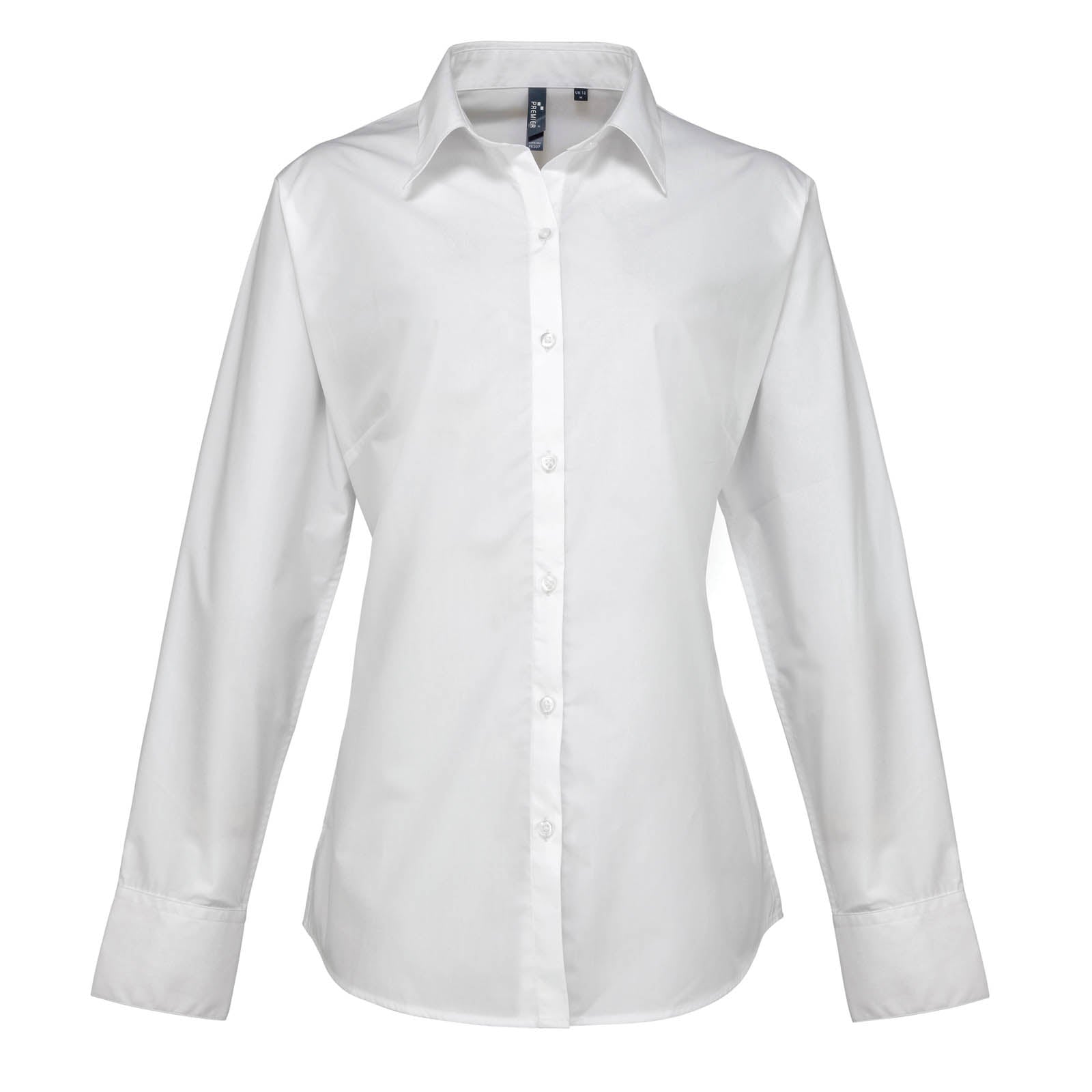 Premier PR307 Ladies Supreme Long Sleeve Pop. Shirt