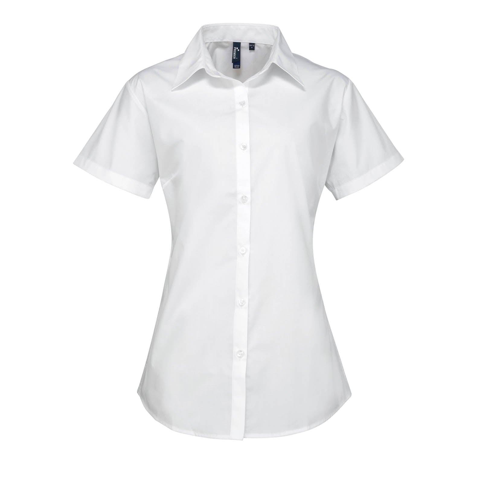 Premier PR309 Ladies Supreme Short Sleeve Pop. Shirt
