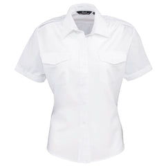 Premier PR312 Ladies Short Sleeve Pilot Shirt