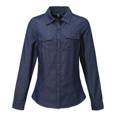 Premier PR322 Women's jeans stitch denim shirt