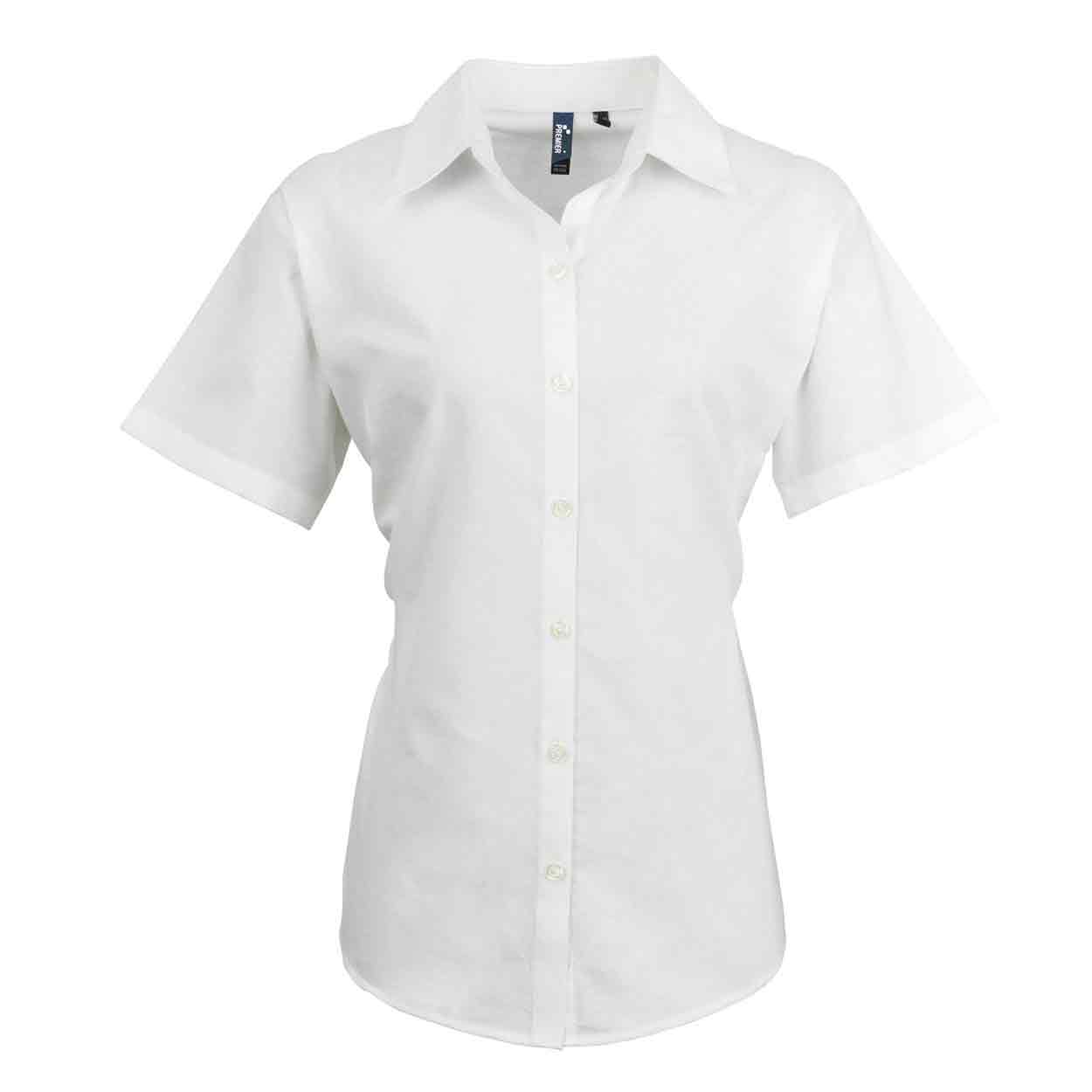 Premier PR336 Ladies Signature Short Sleeve Oxford Shirt