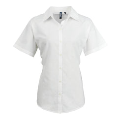 Premier PR336 Ladies Signature Short Sleeve Oxford Shirt