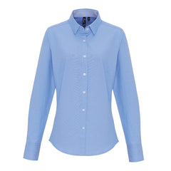Premier PR338 Women's cotton-rich Oxford stripes blouse