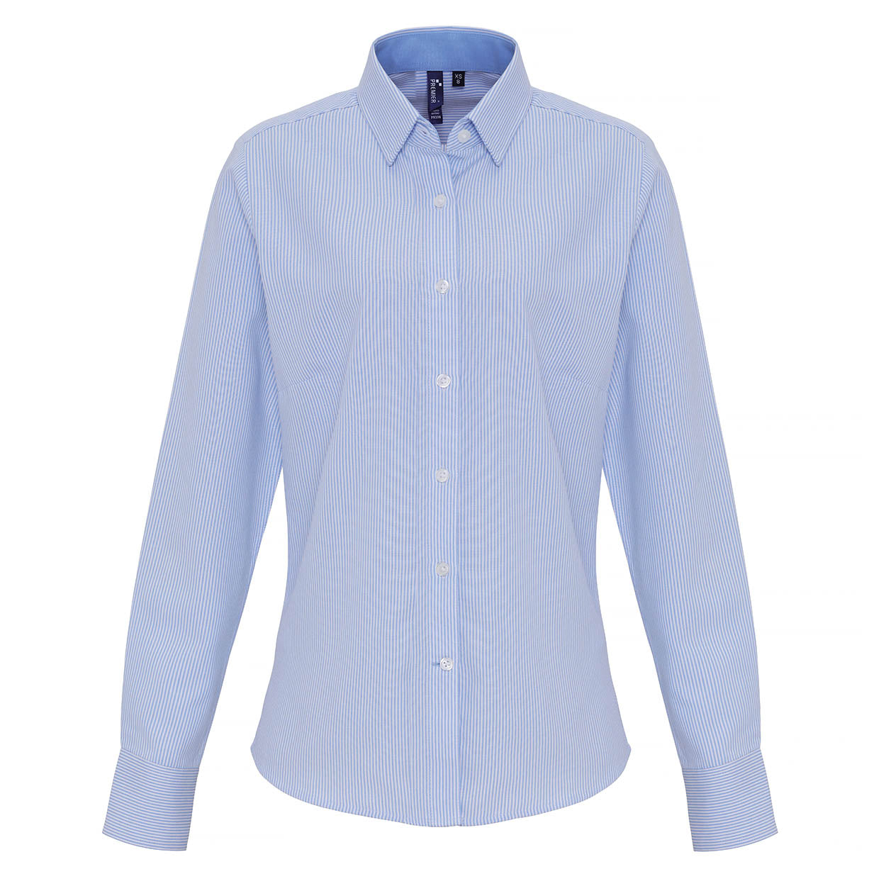Premier PR338 Women's cotton-rich Oxford stripes blouse