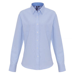 Premier PR338 Women's cotton-rich Oxford stripes blouse