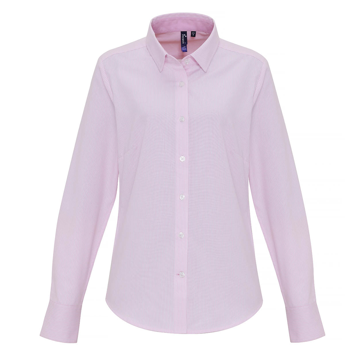 Premier PR338 Women's cotton-rich Oxford stripes blouse