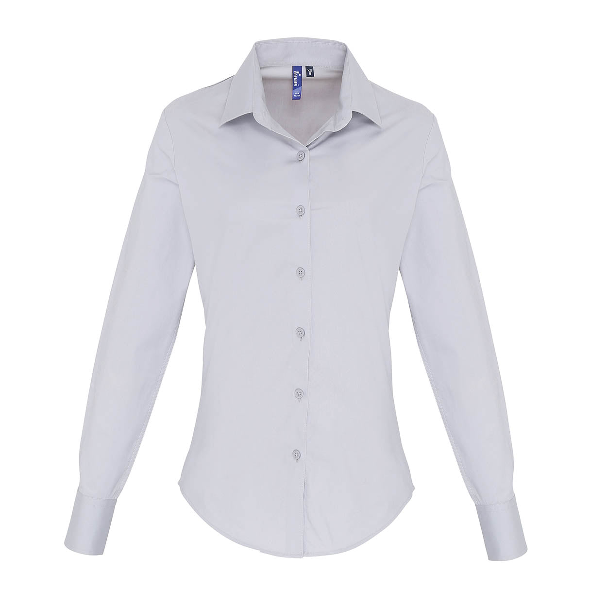 Premier PR344 Women's stretch fit cotton poplin long sleeve blouse