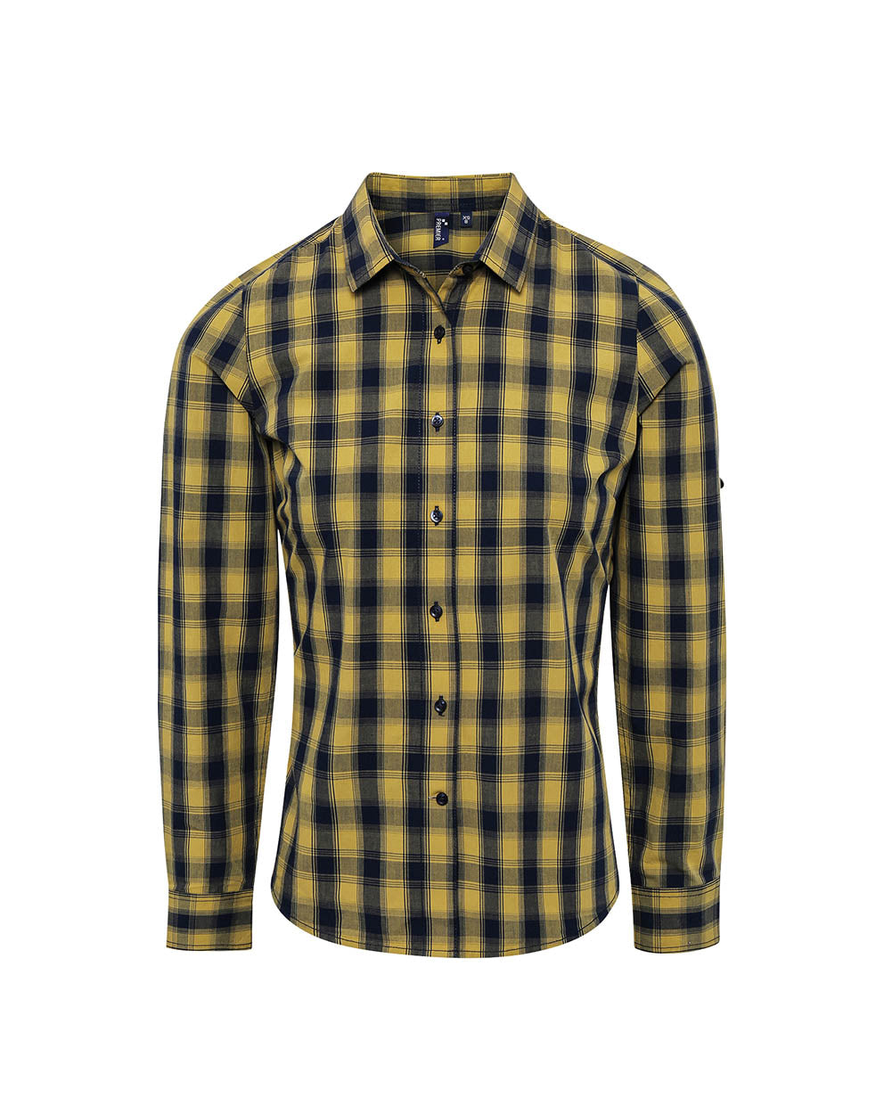 Premier PR350 Women's Mulligan check cotton long sleeve shirt