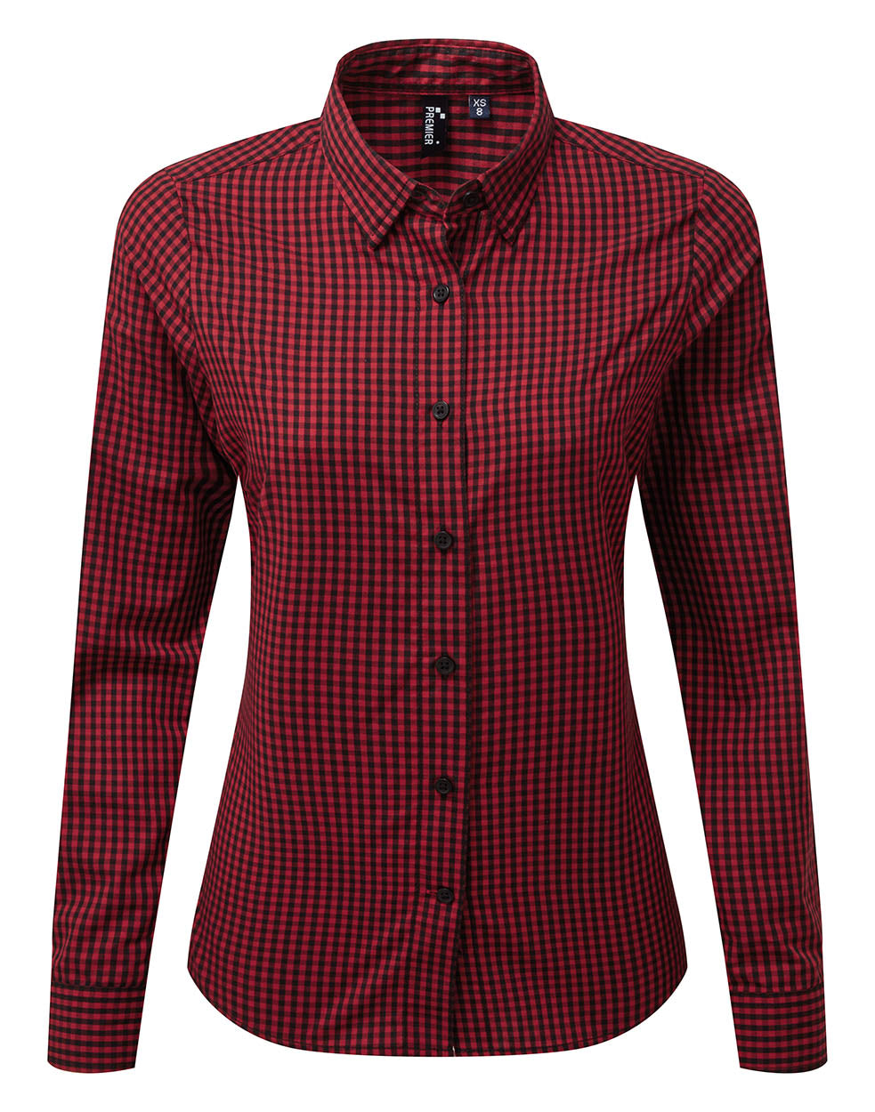 Premier PR352 Women's Maxton check long sleeve shirt