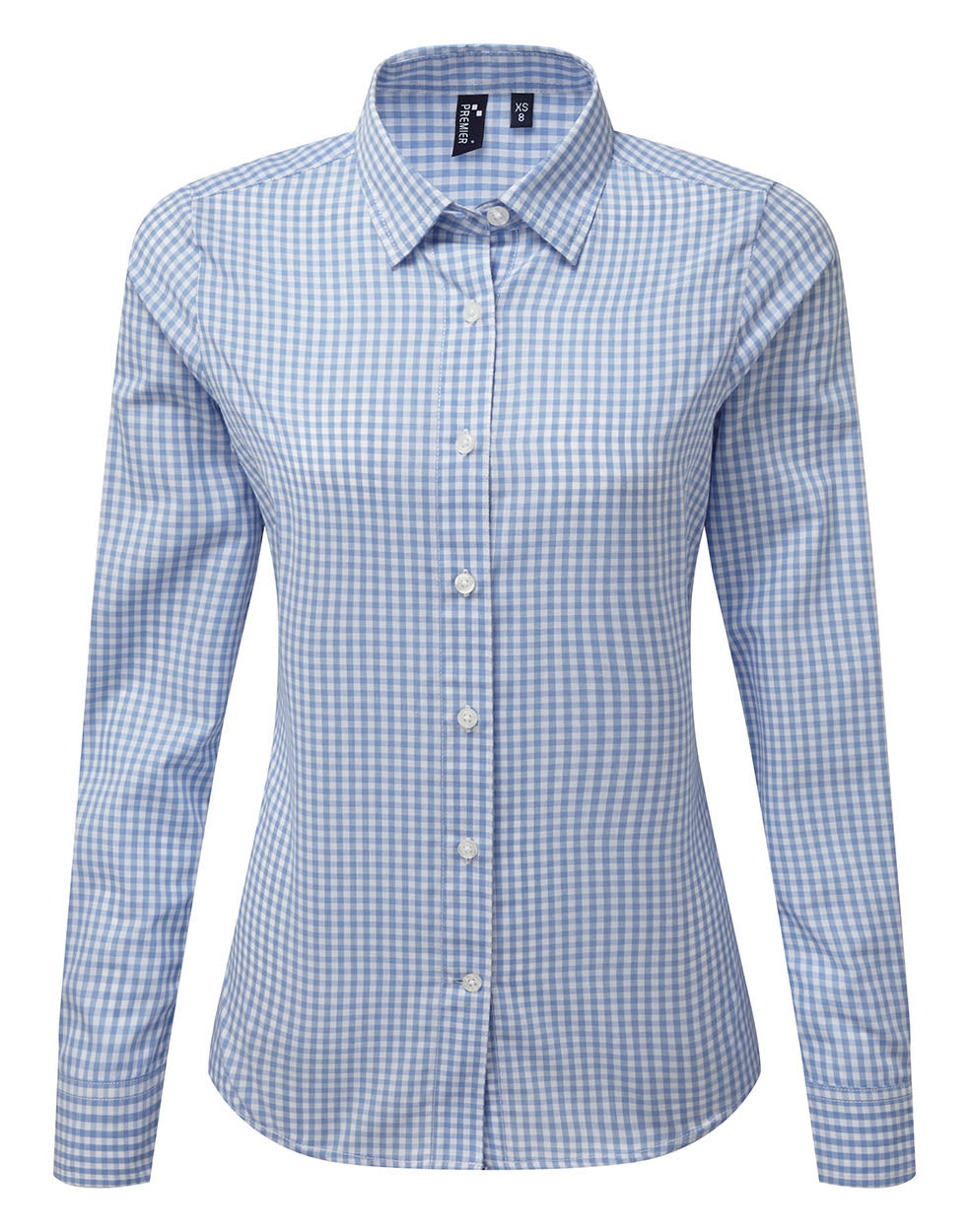 Premier PR352 Women's Maxton check long sleeve shirt
