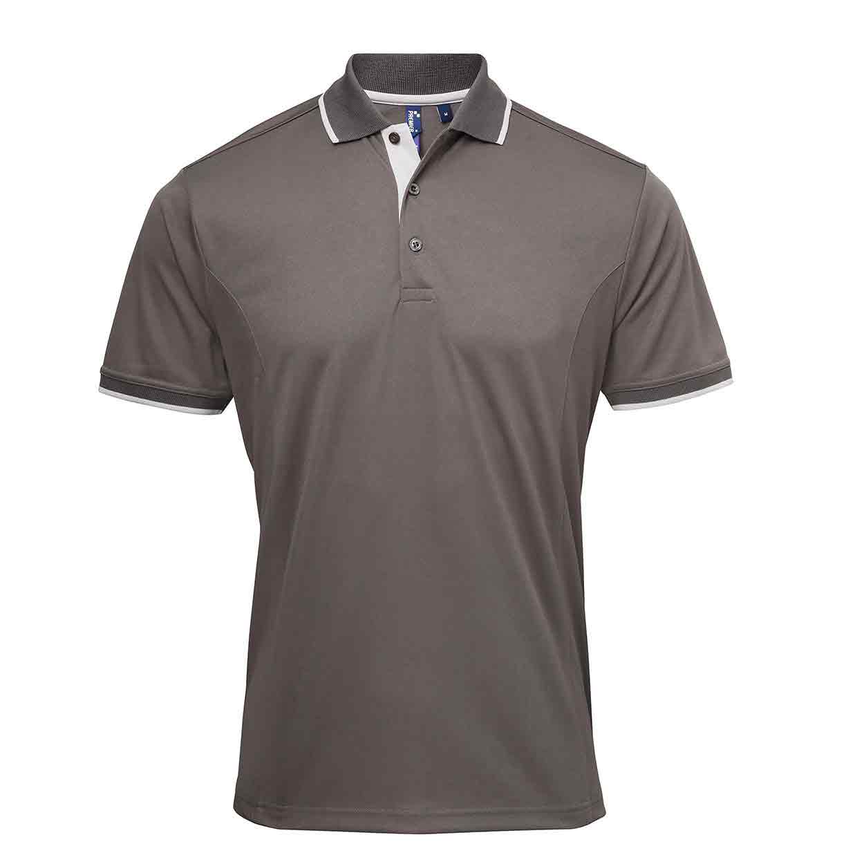Premier PR618 Contrast Coolchecker polo