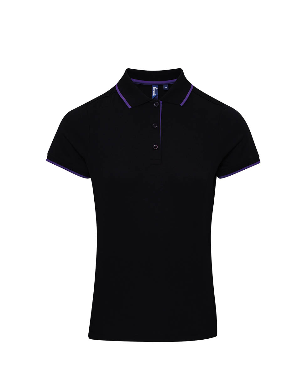 Premier PR619 Women's contrast Coolchecker polo