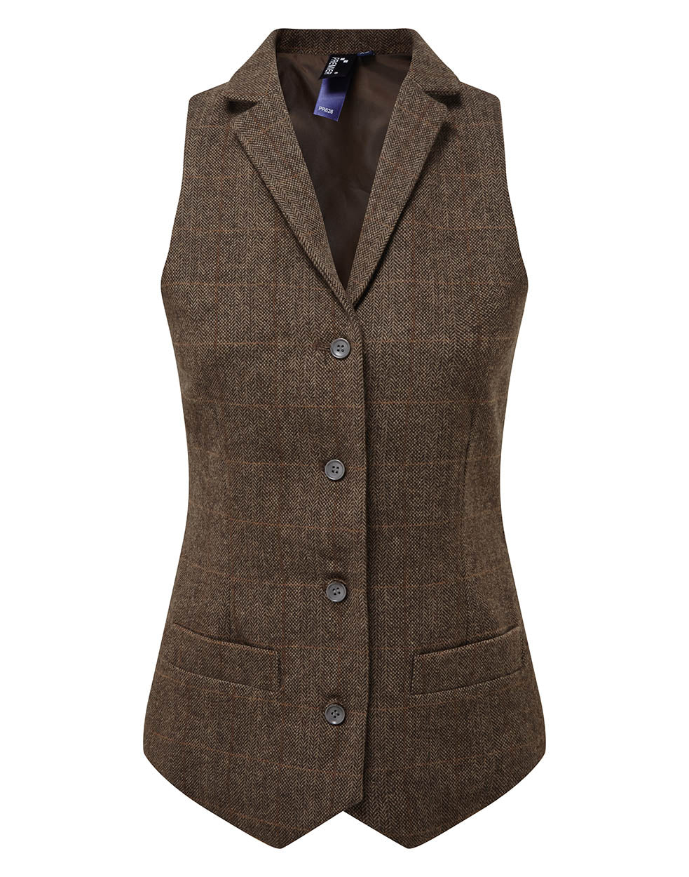 Premier PR626 Women's herringbone waistcoat