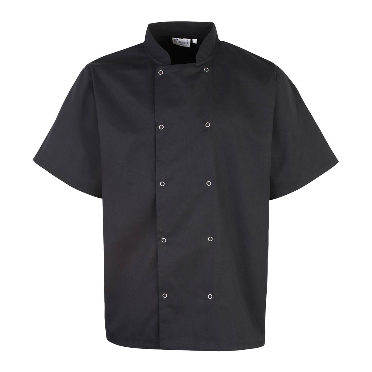 Premier PR664 Studded Short Sleeve Chefs Jkt