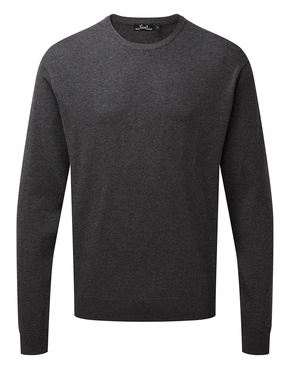 Premier PR692 Crew neck cotton-rich knitted sweater