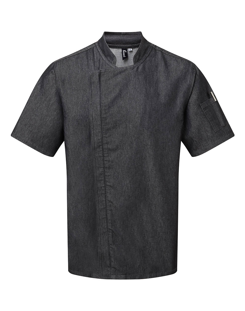 Premier PR906 Chef's zip-close short sleeve jacket