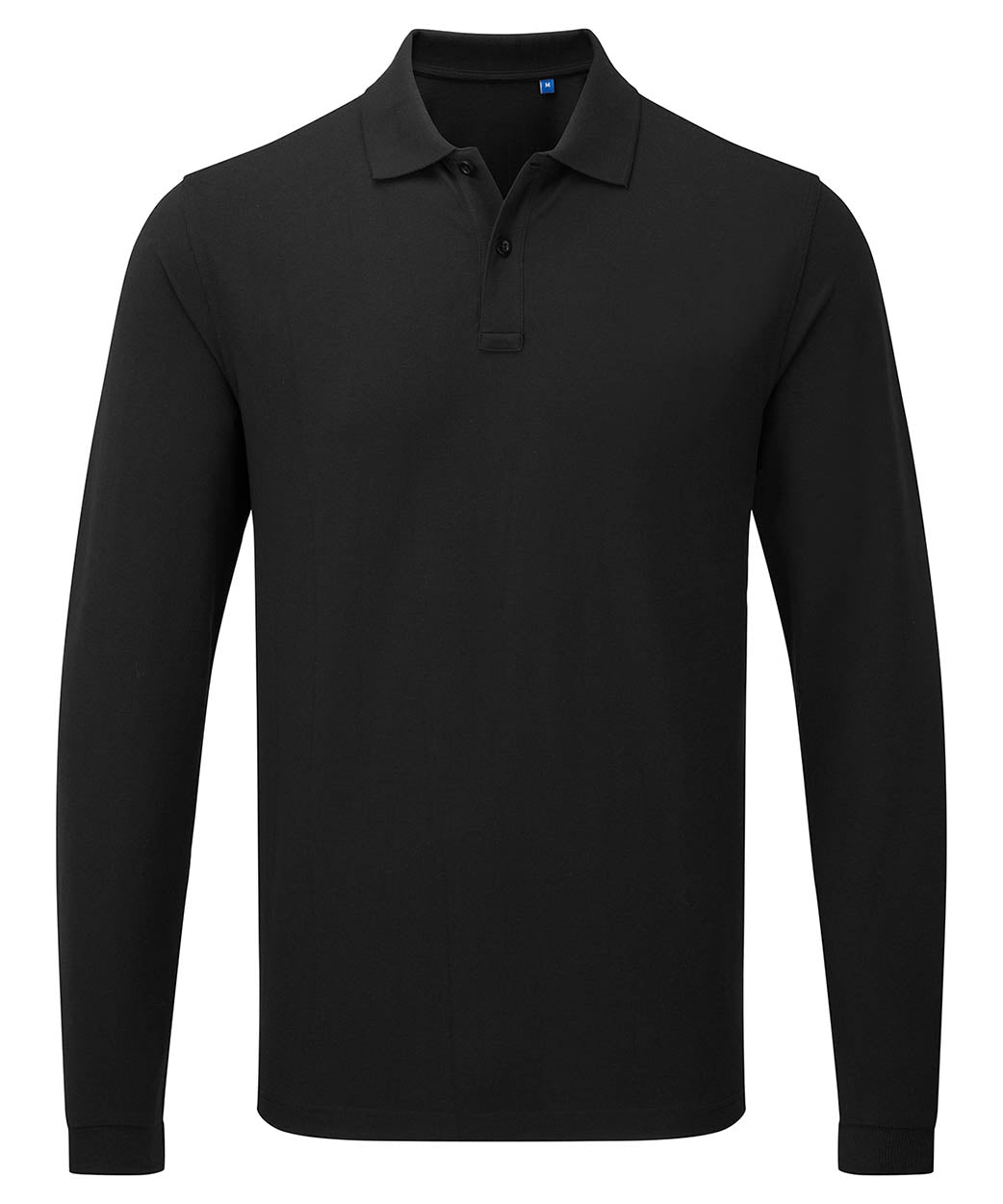 Premier PR997 Unisex long sleeve polo shirt, powered by HeiQ Viroblock