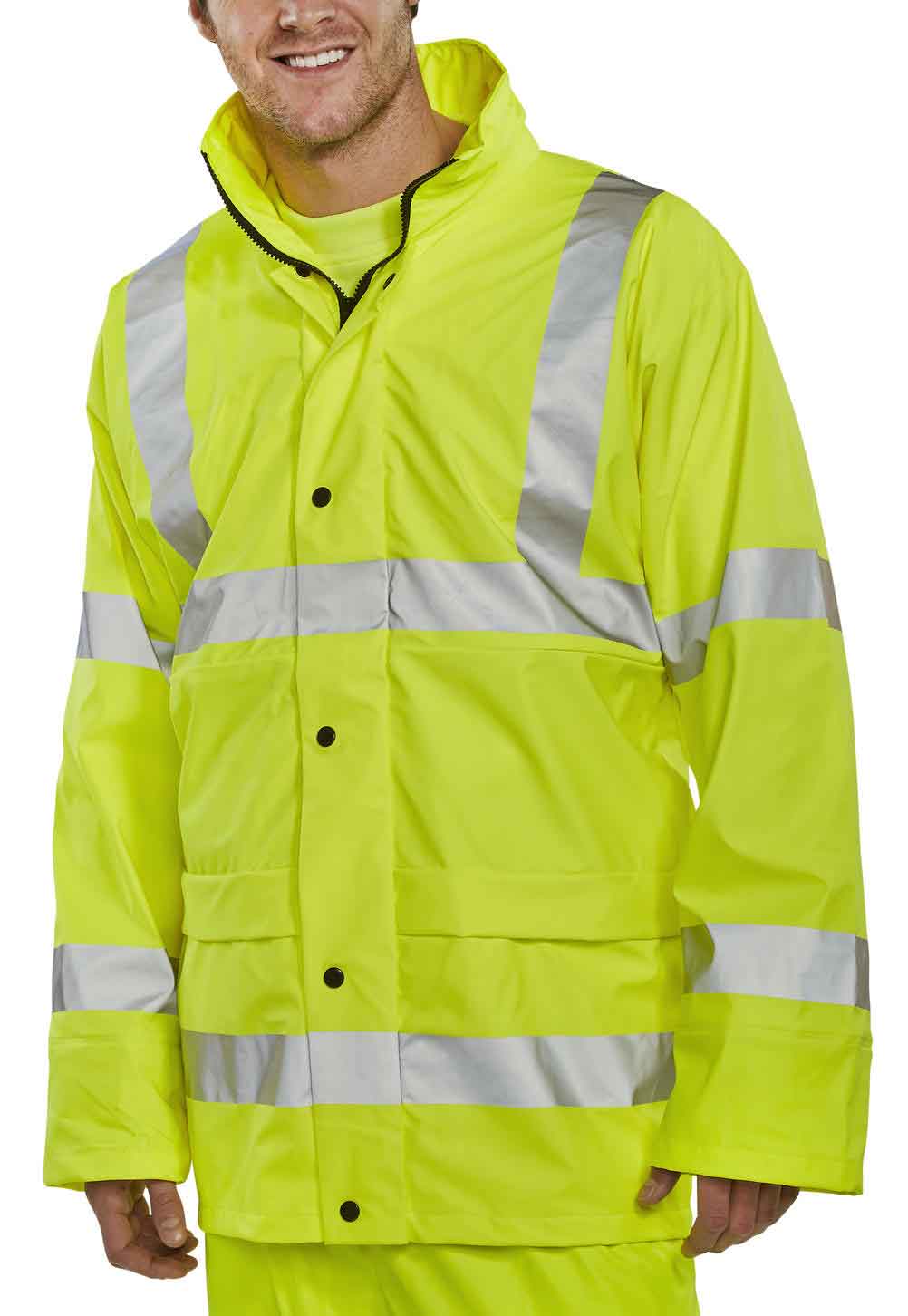Beeswift PUJ471 Super Unlined Breathable Hi-Viz Jacket
