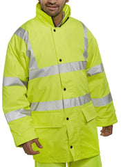 Beeswift PULJ471 Lined Breathable Hi-Viz Jacket