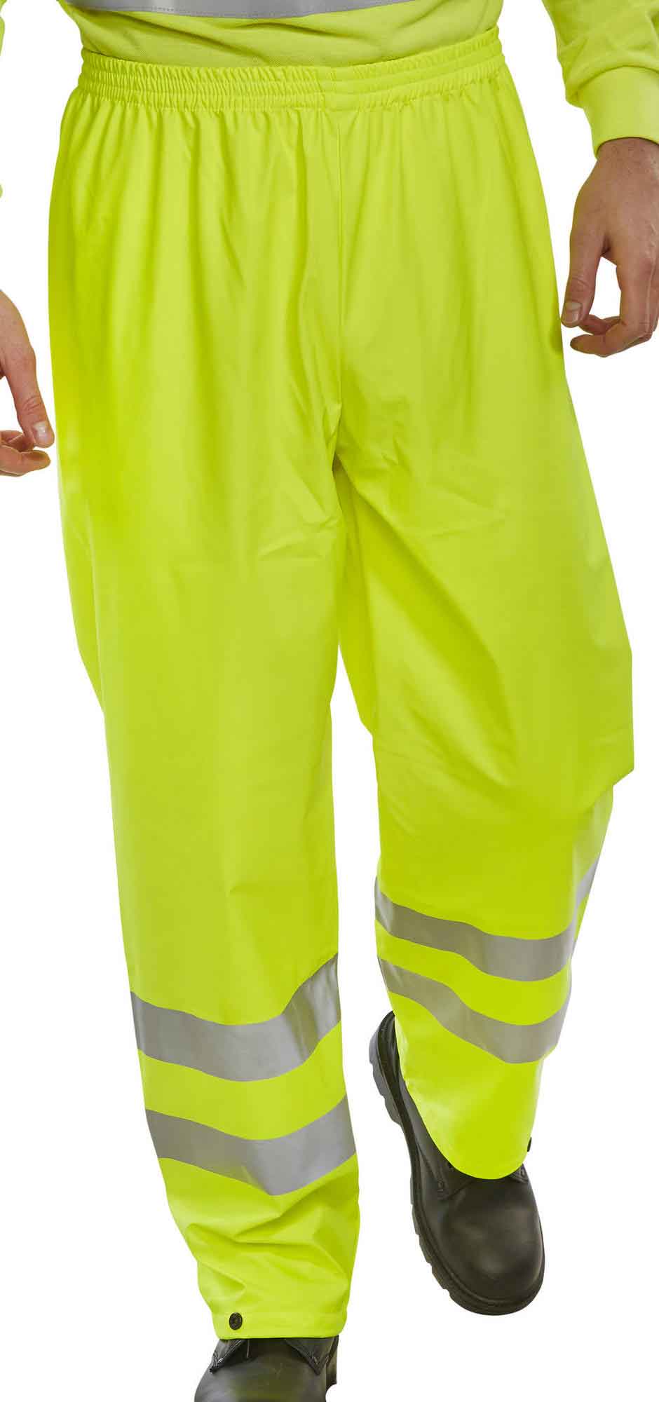 Beeswift PUT471 Super Breathable Hi-Viz Trousers