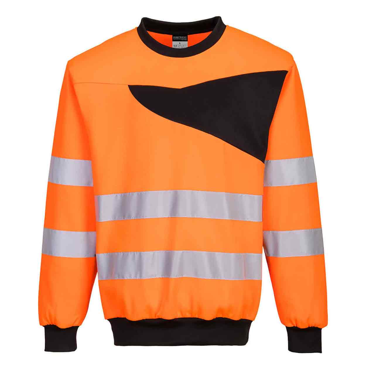 Portwest PW277 Hi-Vis Crewneck Sweatshirt
