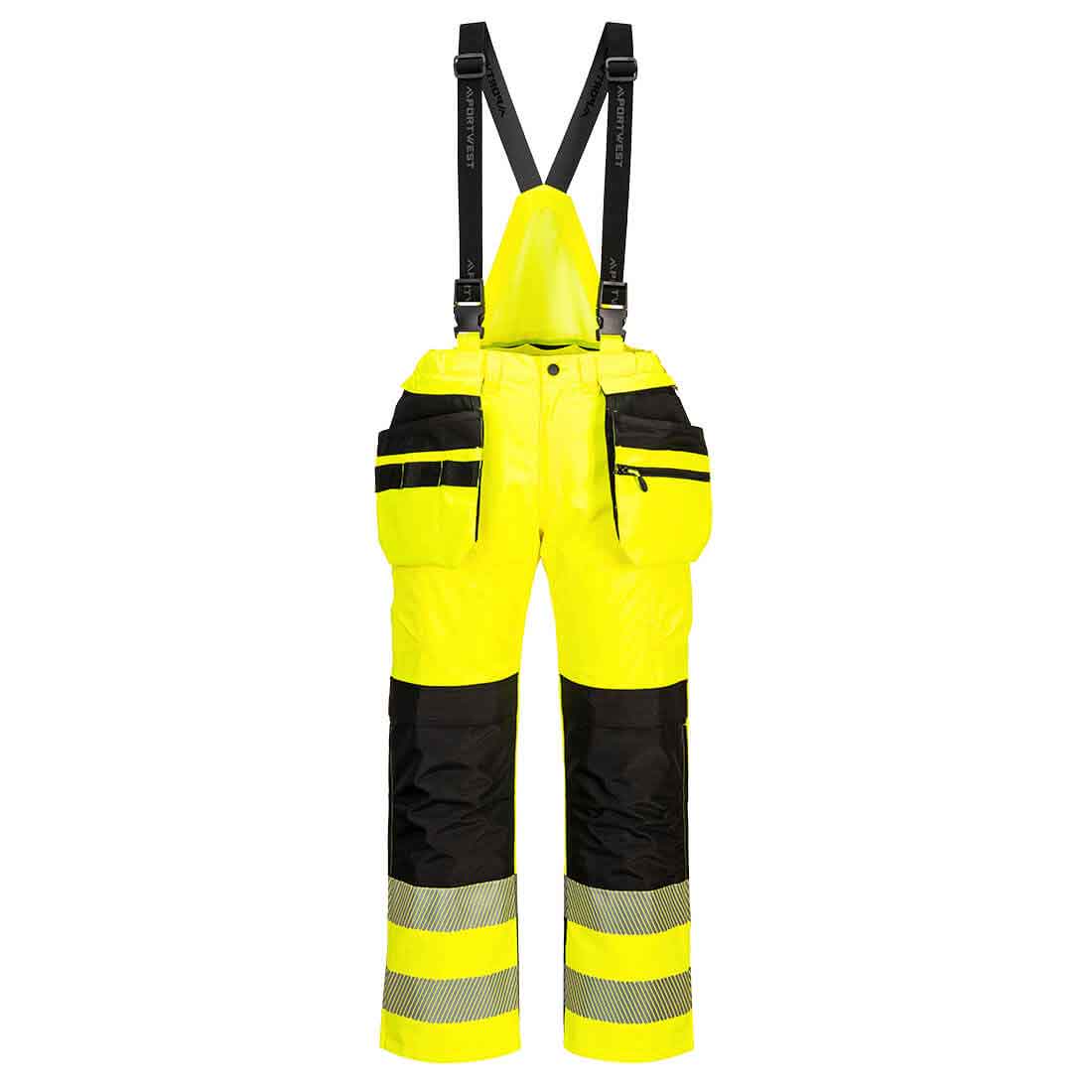 Portwest PW356 PW3 Hi-Vis Rain Bib and Brace