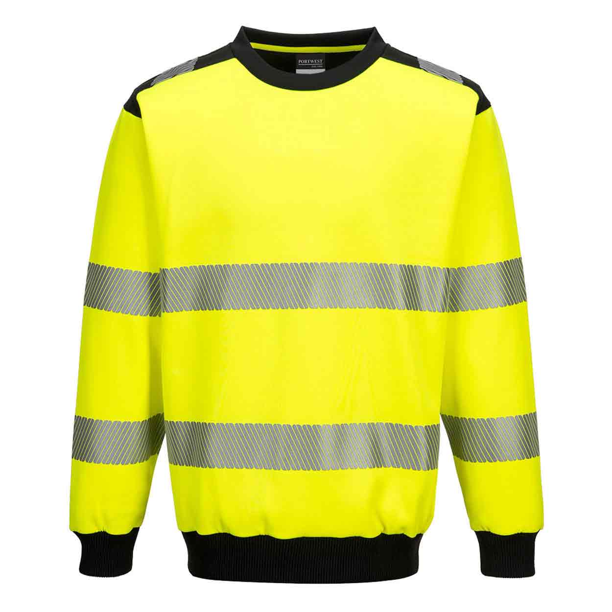 Portwest PW379 Hi-Vis Crewneck Sweatshirt