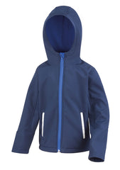 Result R224J Core Junior Tx Performance Hooded Softshell Jacket