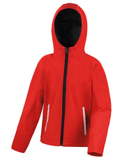 Result R224J Core Junior Tx Performance Hooded Softshell Jacket