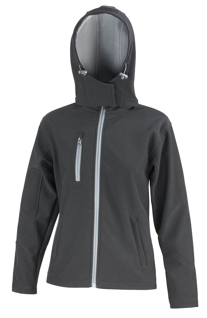 Result R230F Women's Core Tx Performance Hooded Softshell Jacket