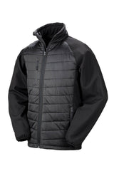 Result R237X Black compass padded softshell jacket