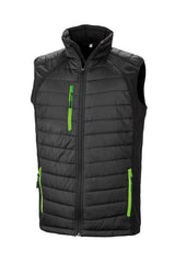 Result R238X Black compass padded softshell gilet