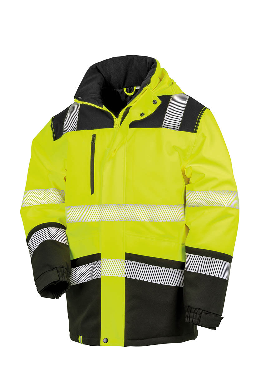 Result Safeguard R475X Printable softshell safety coat