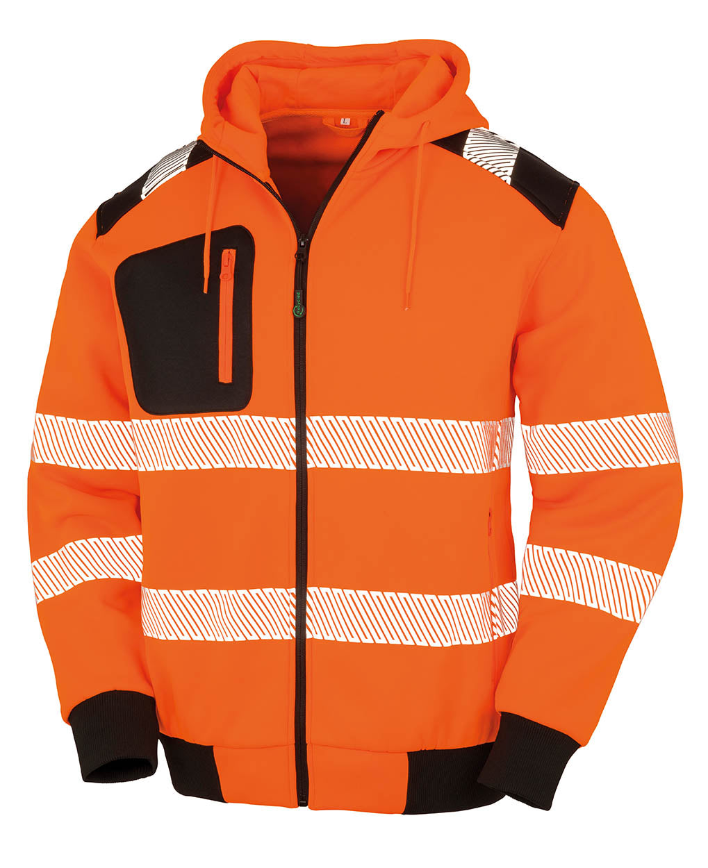 Result Genuine Recycled R503X Recycled robust zipped safety hoodie