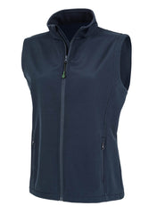 Result Genuine Recycled R902F Women's recycled 2-layer printable softshell bodywarmer