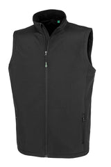 Result Genuine Recycled R902M Men's recycled 2-layer printable softshell bodywarmer
