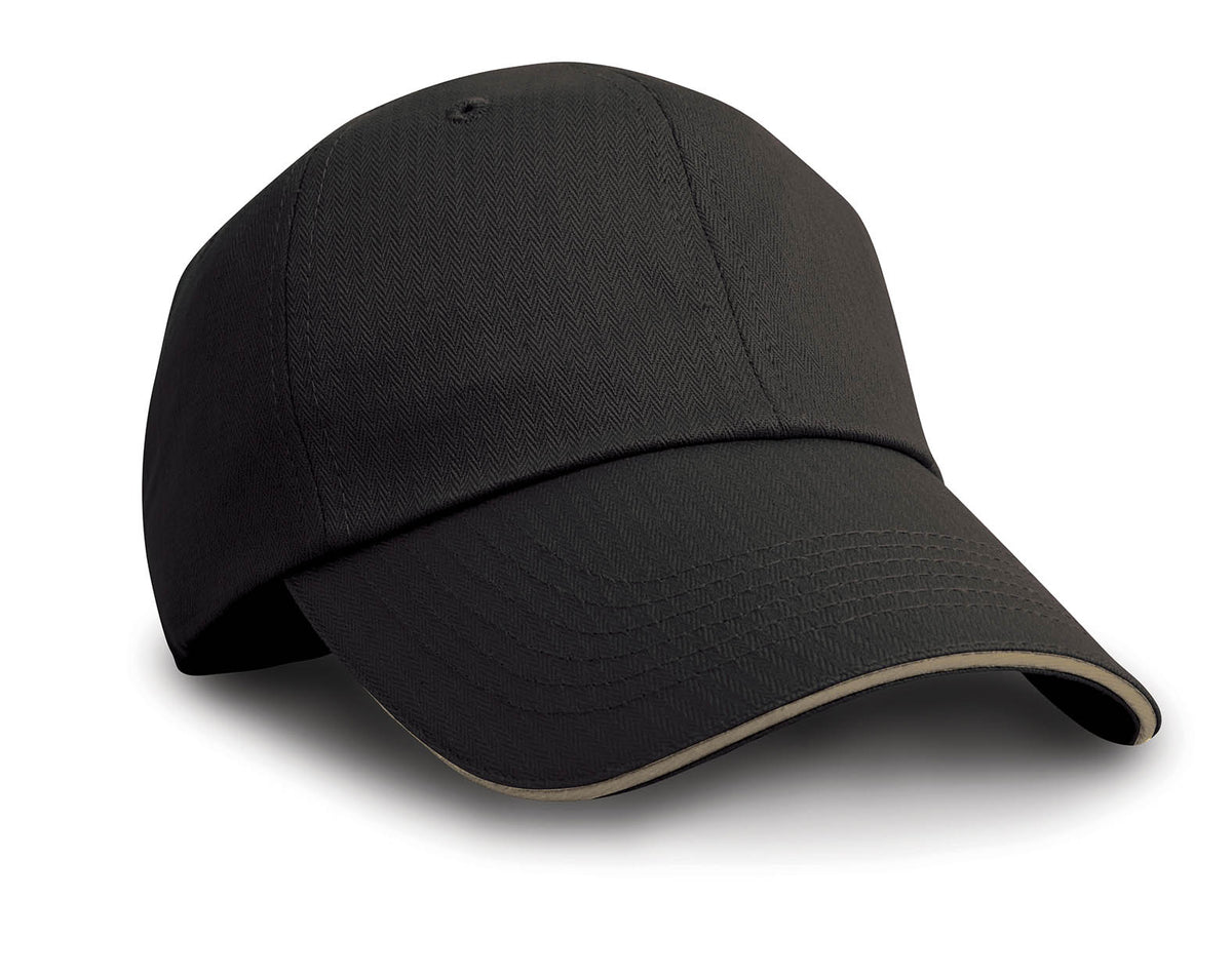 Result RC38X Herringbone Cap With Sandwich Peak