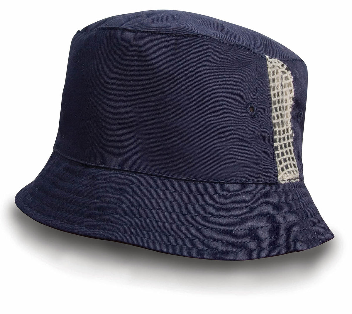 Result RC45X Deluxe Washed Cotton Bucket Hat With Side Mesh Panels