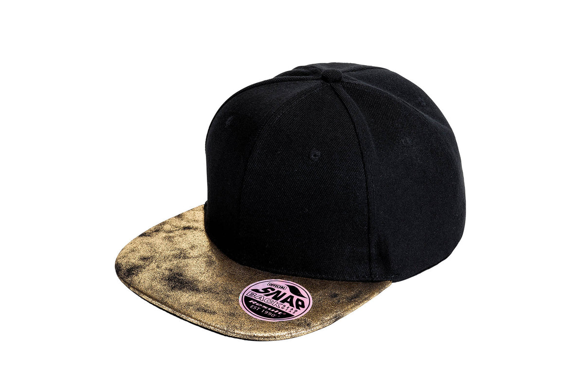 Result Headwear RC87X Bronx glitter flat peak snapback cap