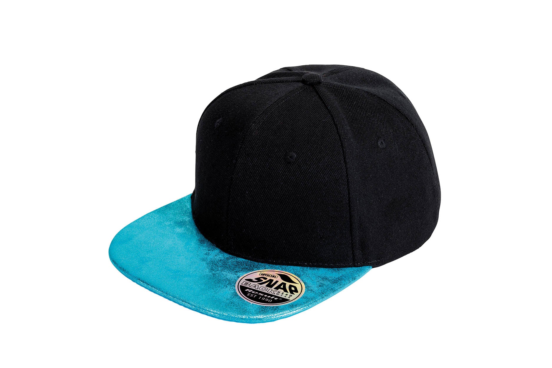 Result Headwear RC87X Bronx glitter flat peak snapback cap